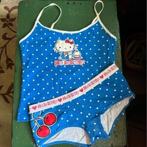 EUC Hello Kitty Rare cami/panty set